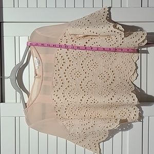 Top, Esley, size L, fits an S person as well, Blush color